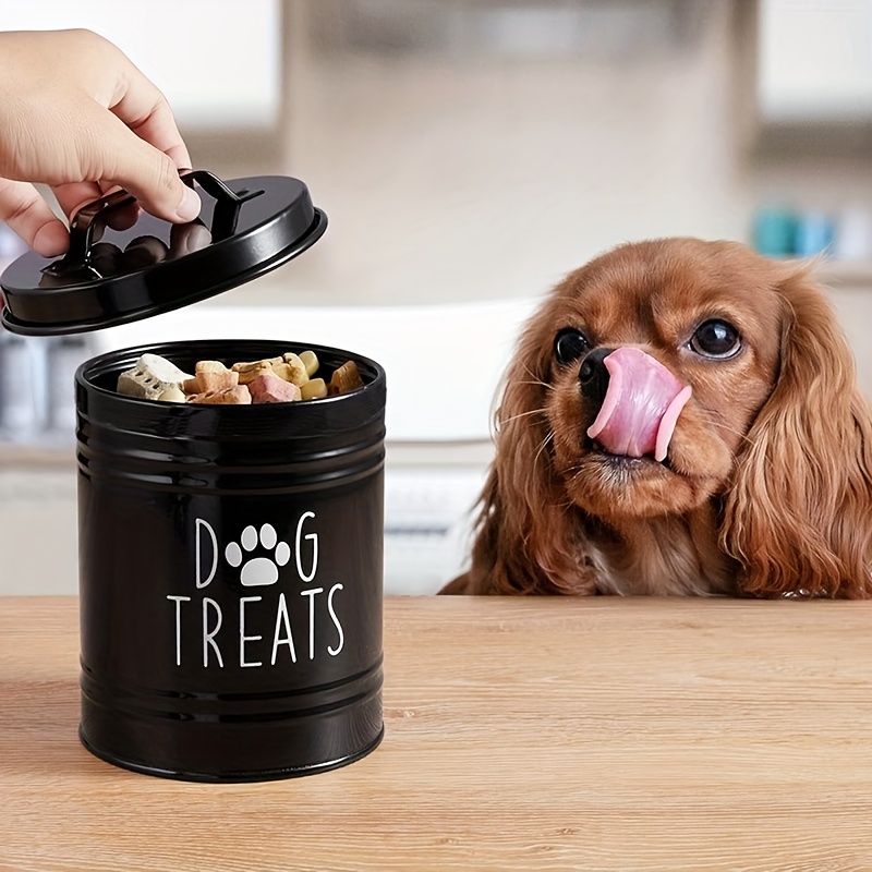 Pet Supplies For Dogs - Металлический контейнер для лакомств для собак,