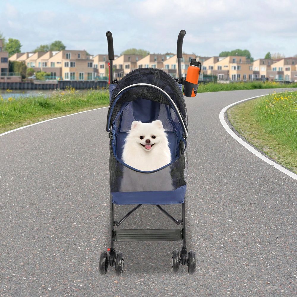 Pet Stroller Carrier - Складная коляска для перевозки домашних животных,