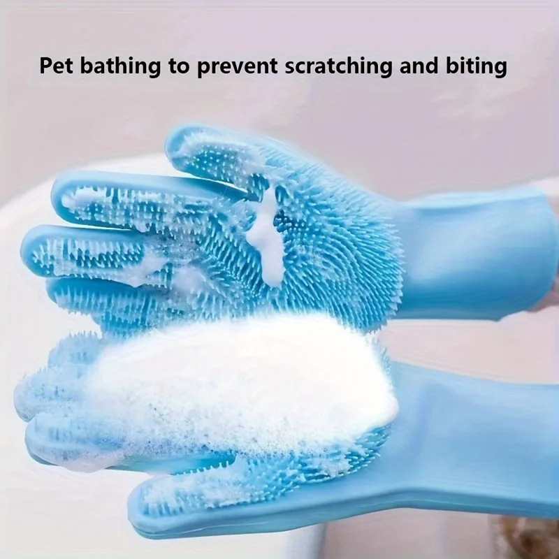 Pet Supplies Nz - Многофункциональные силиконовые перчатки для груминга животных,
