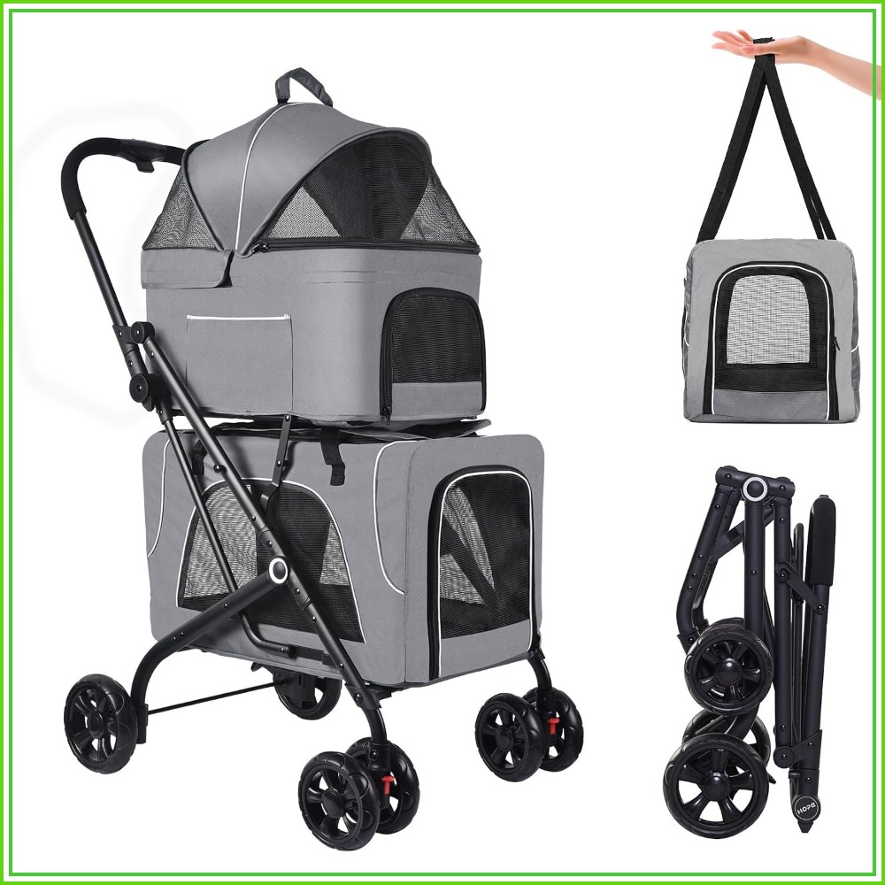 Pet Stroller Carrier - Двойная коляска для животных с двумя