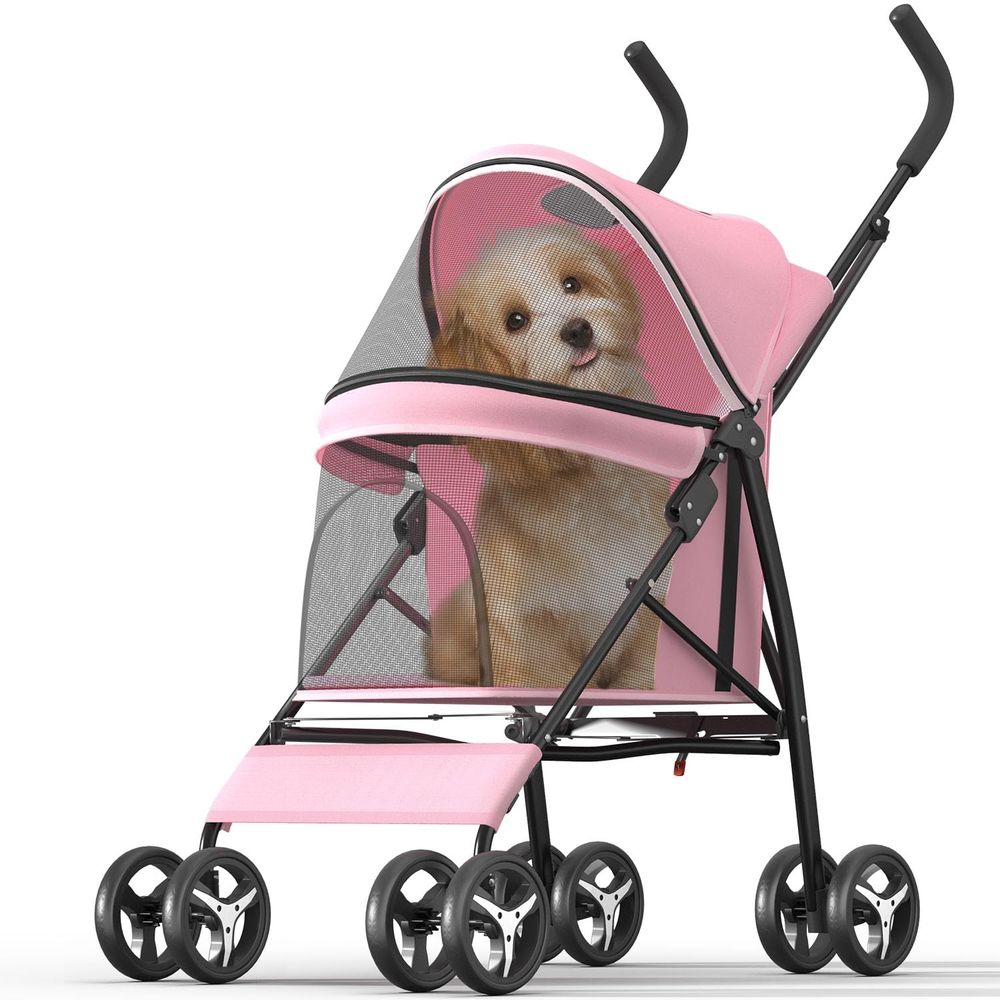 Коляска для животных на 4 коле – обзор и цена Pet Stroller Carrier