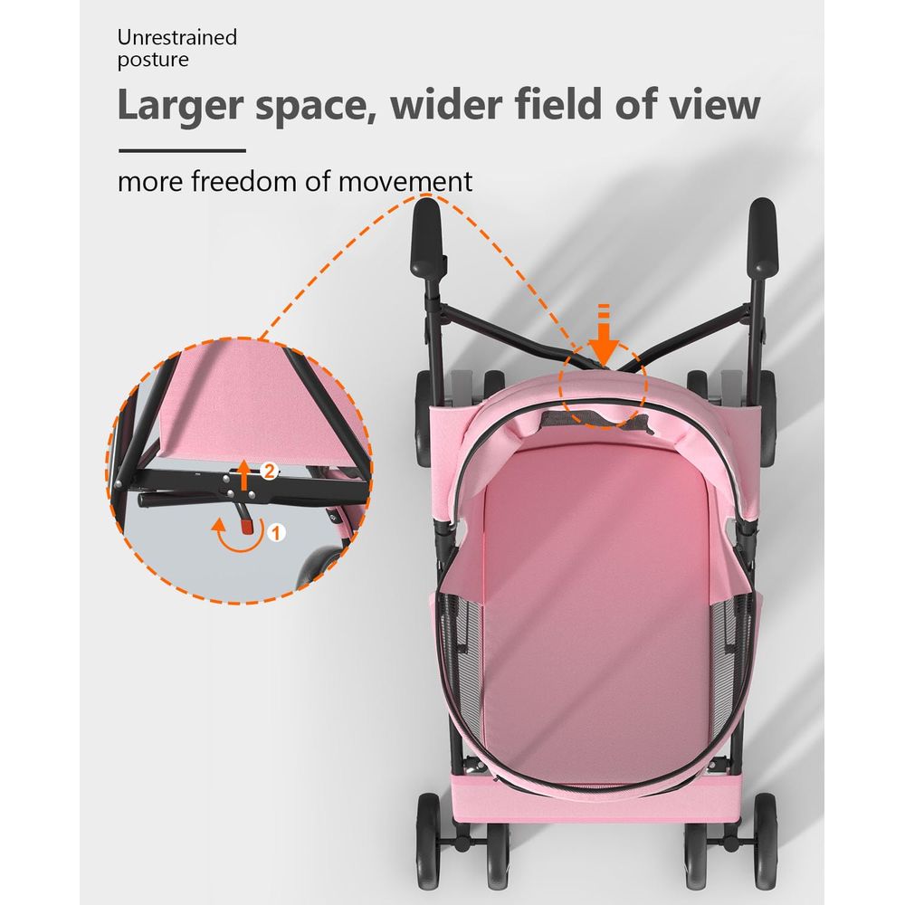 Коляска для животных на 4 коле – обзор и цена Pet Stroller Carrier