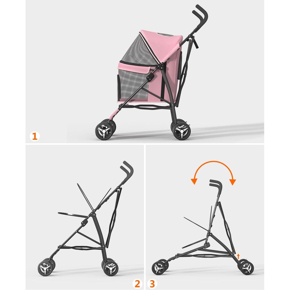 Коляска для животных на 4 коле – обзор и цена Pet Stroller Carrier
