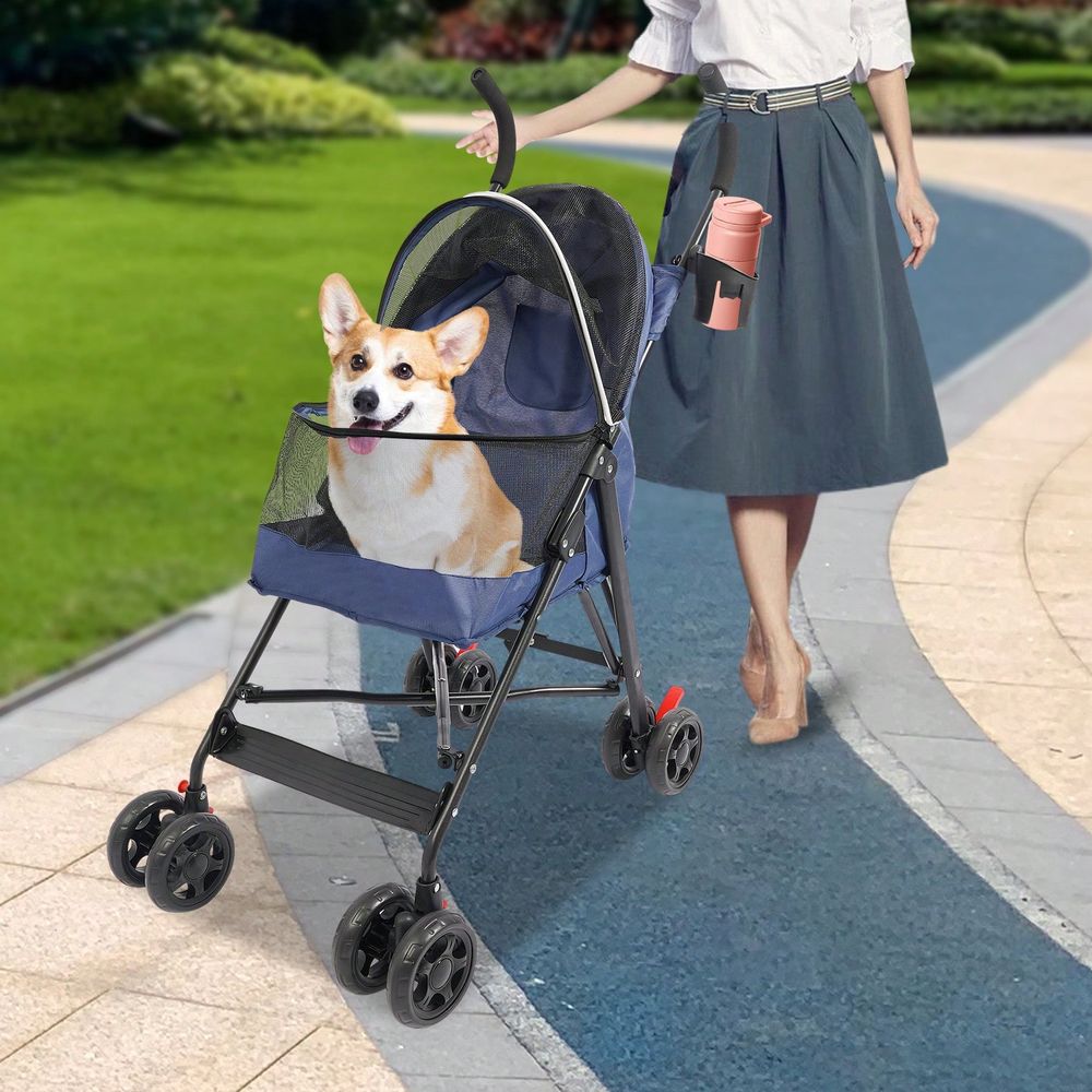 Складная коляска для перевозки – обзор и цена Pet Stroller Carrier