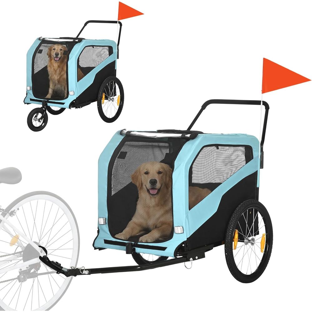 Велоприцеп-коляска 2-в-1 для с – обзор и цена Pet Stroller Carrier